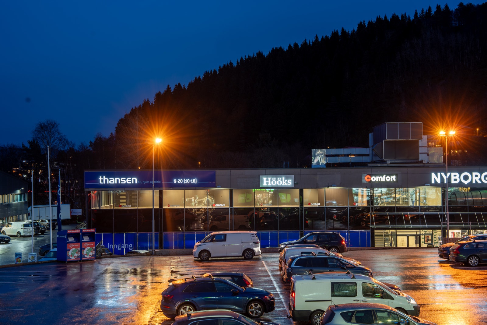 Moderne næringslokale til leie i populært næringsområde i Nyborg storhandel